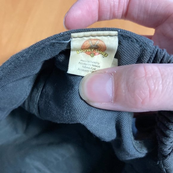 Looney Tunes Hat 1999 Vintage Tweety Gray Size Small Pocket - Picture 4 of 6